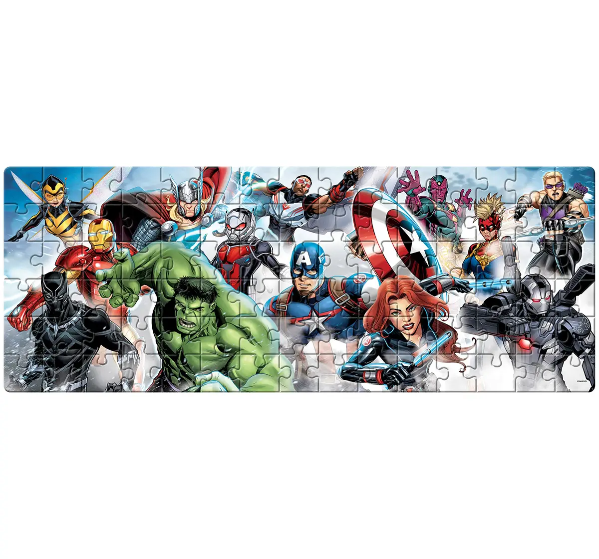 Frank Marvel Avengers Panorama Jigsaw Puzzle (90 Pcs), 6Y+