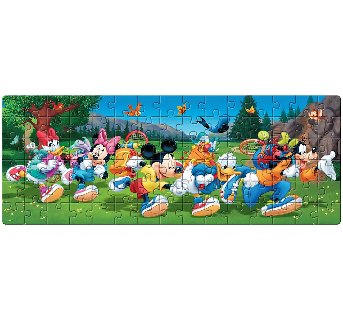 Disney Frank Mickey Mouse Panorama Puzzle (90pcs), 6Y+