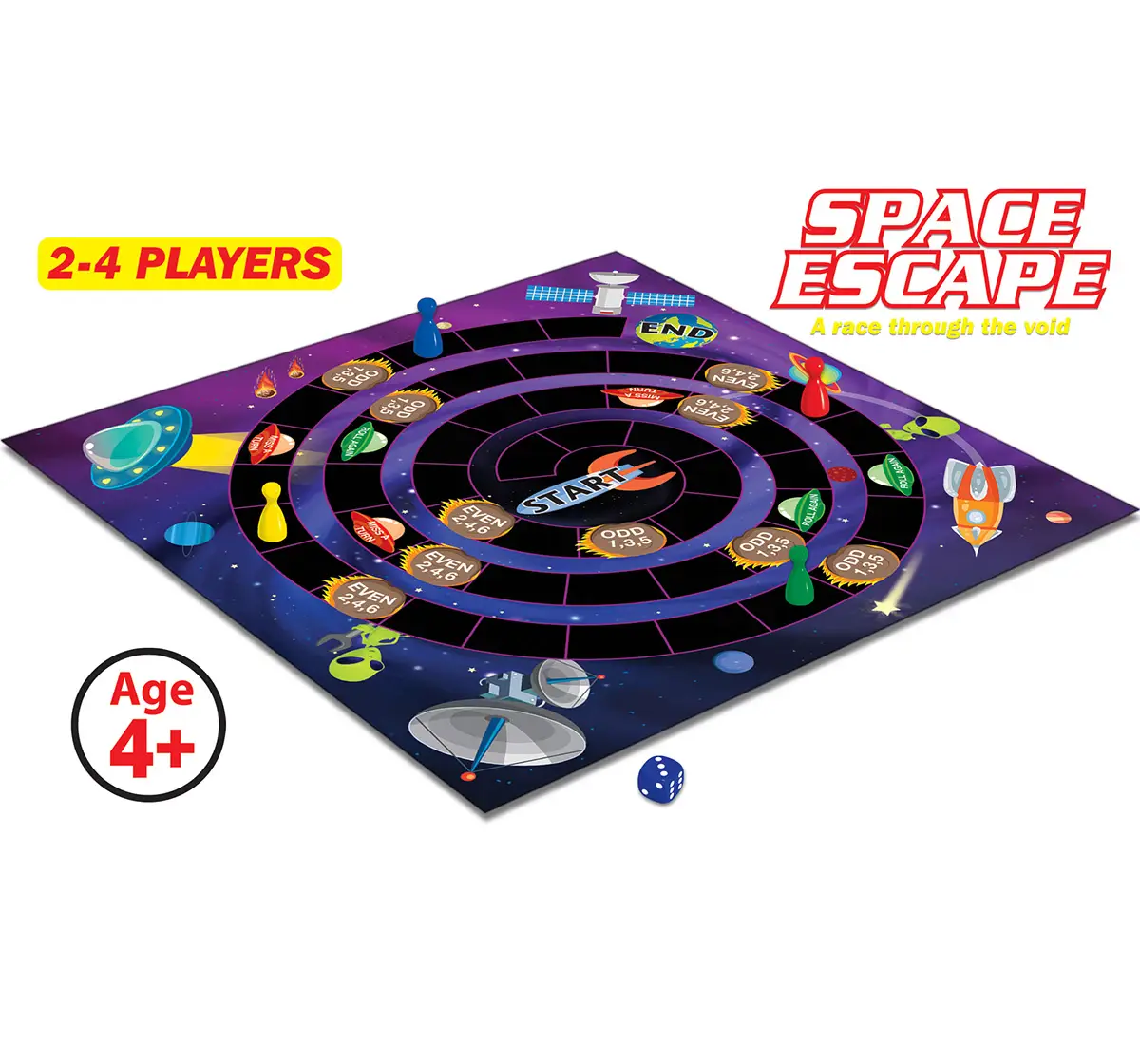 Frank Space Escape Board Game, 4Y+