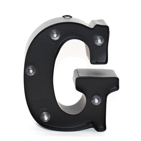 Hamster London Alphabet G Led Light Black