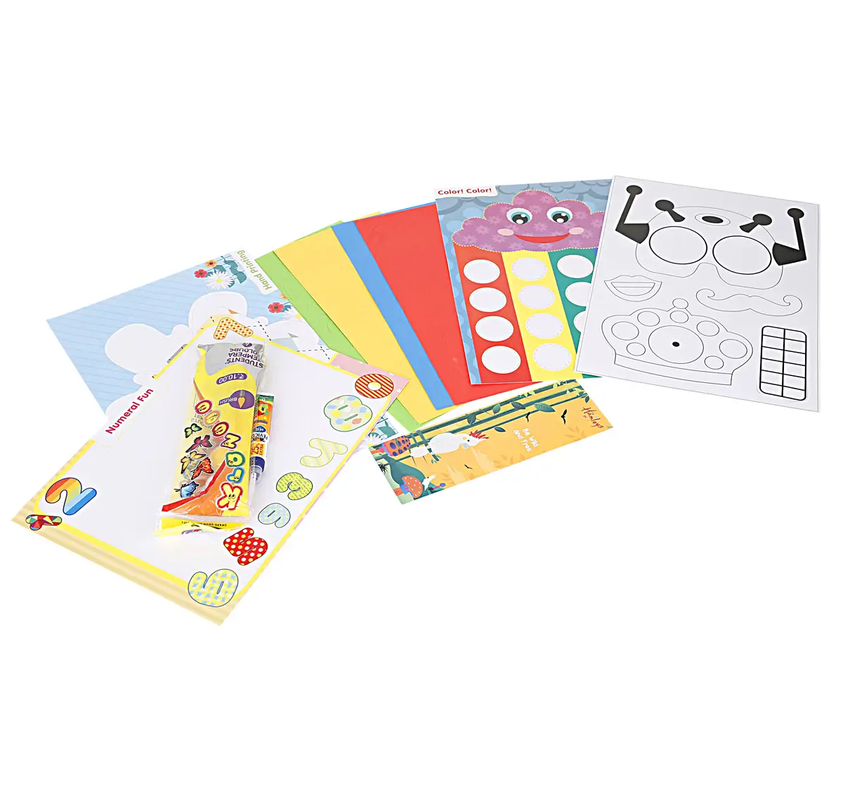Hamleys Learn and Fun Craft Kit for Kids 3Y+, Multicolour