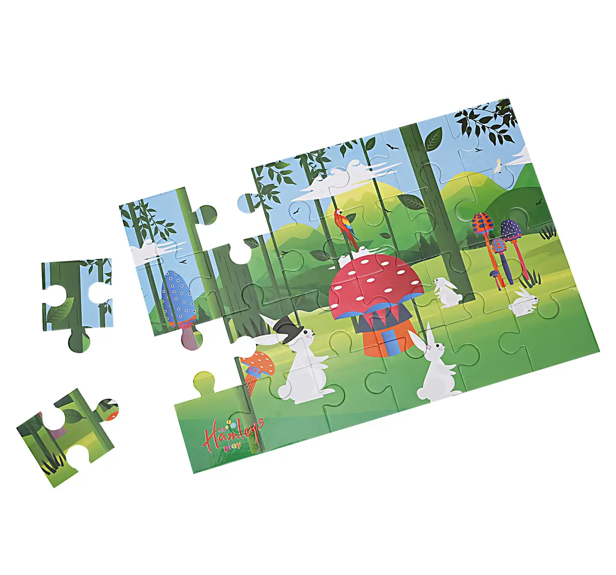 Hamleys Puzzle Pink Mushroom Jigsaw Puzzle Multicolour 3Y+
