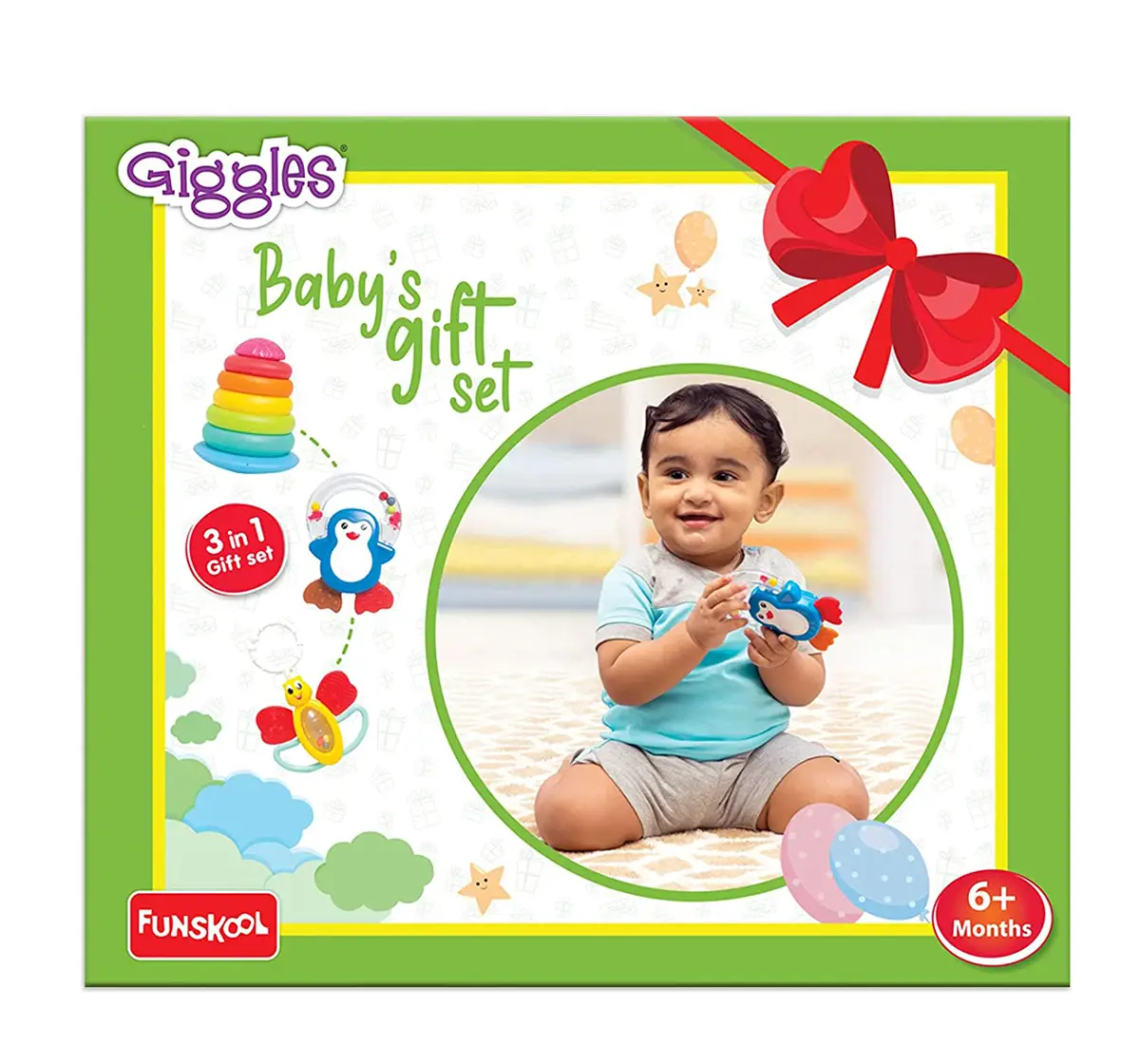 Giggles Baby's Gift Set Plastic Multicolour 0M+