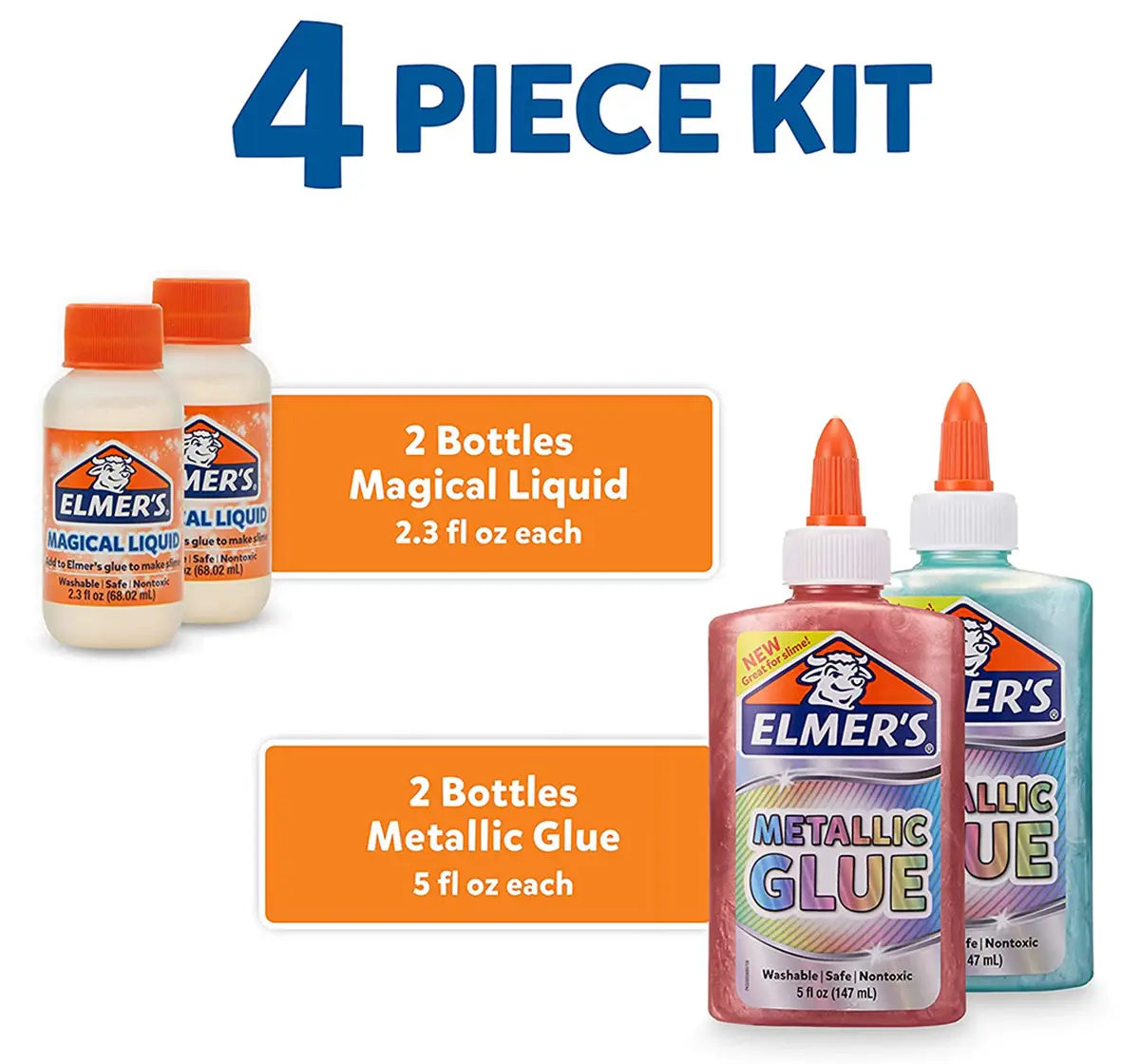 Elmers Metallic Slime Kit, 3Y+