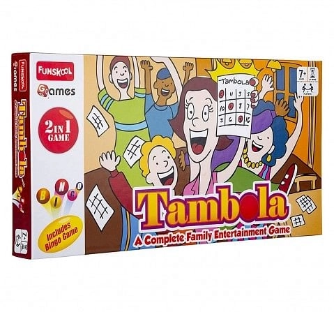 Funskool  Tambola 2 In 1 Game, 4Y+ (Multicolor)