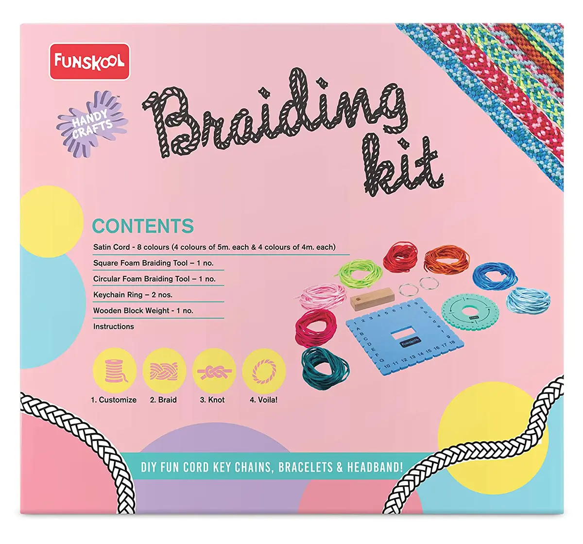 Handycraft Ne Brading Kit (Multi color)