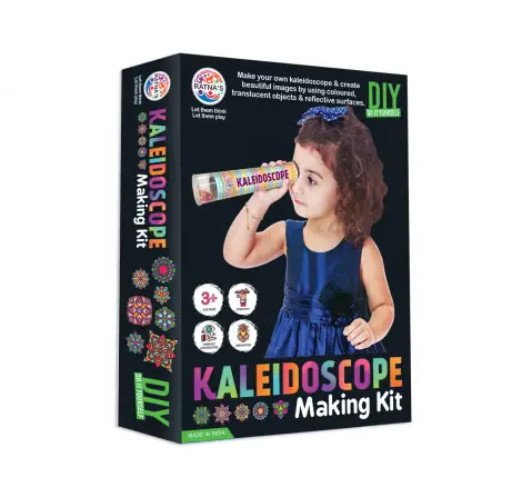 Ratna's Kaleidoscope Making Kit, Art Kits, Multicolour, 5Y+