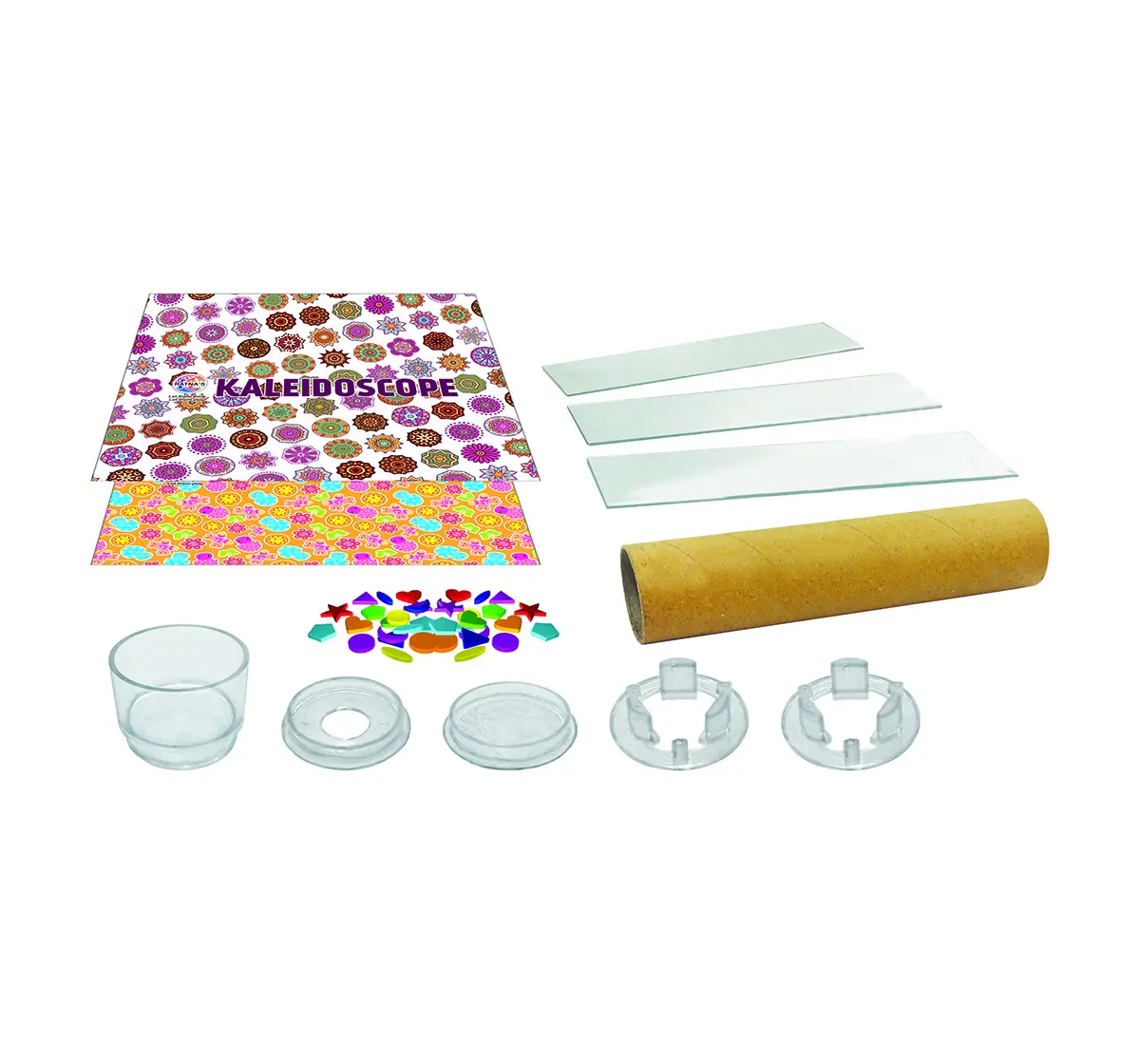 Ratna's Kaleidoscope Making Kit, Art Kits, Multicolour, 5Y+