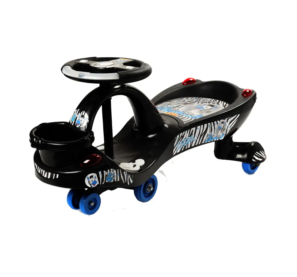 Toyzone Eco Zebra Mgic Ride-On Car Black, 2Y+