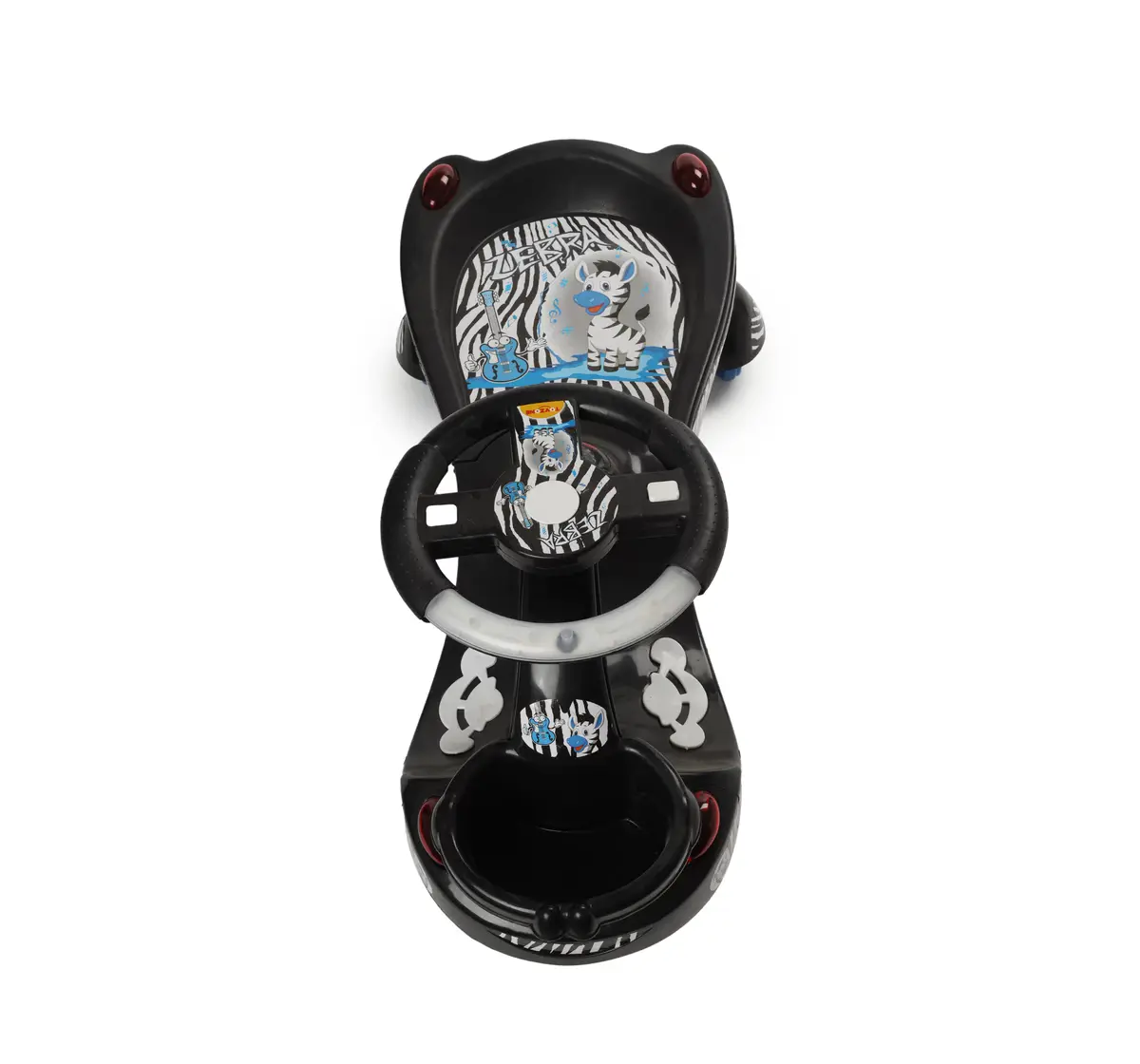Toyzone Eco Zebra Mgic Ride-On Car Black, 2Y+