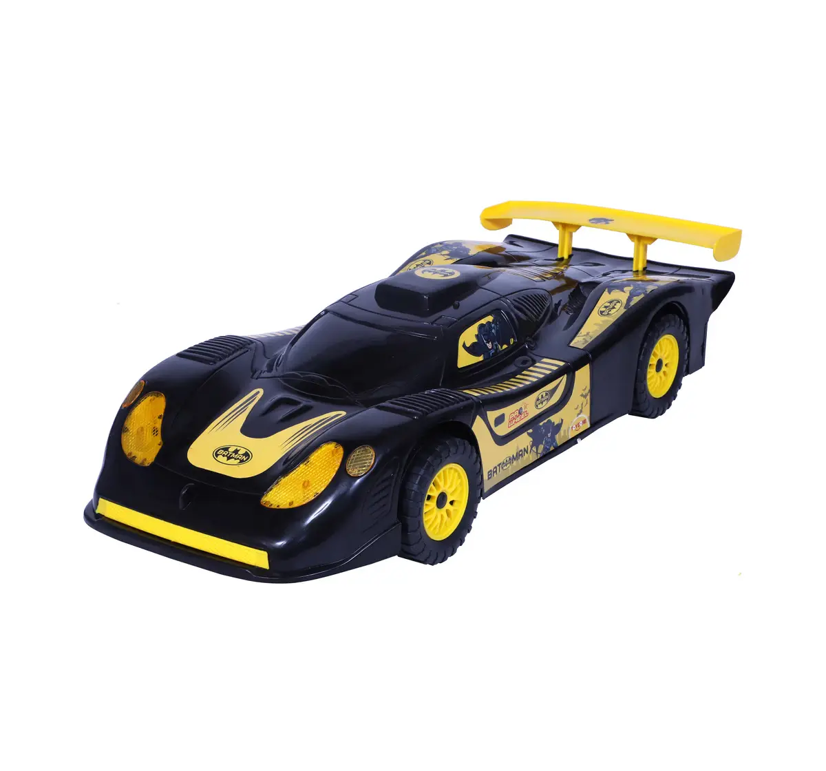 Toyzone Friction Powered Batman Racing Car Black, 2Y+