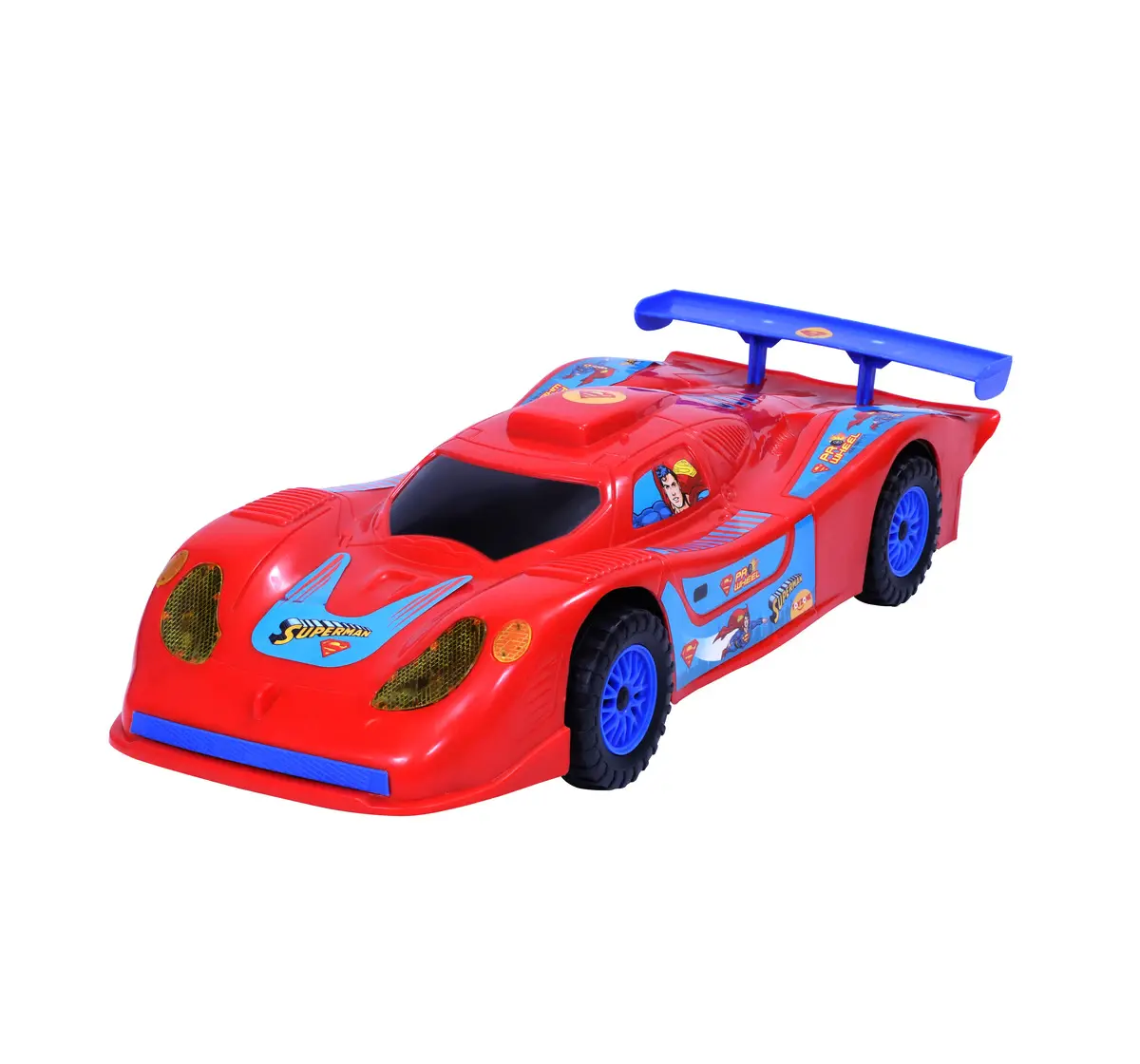 Toyzone Friction Powered Sports Car Superman Red, 2Y+