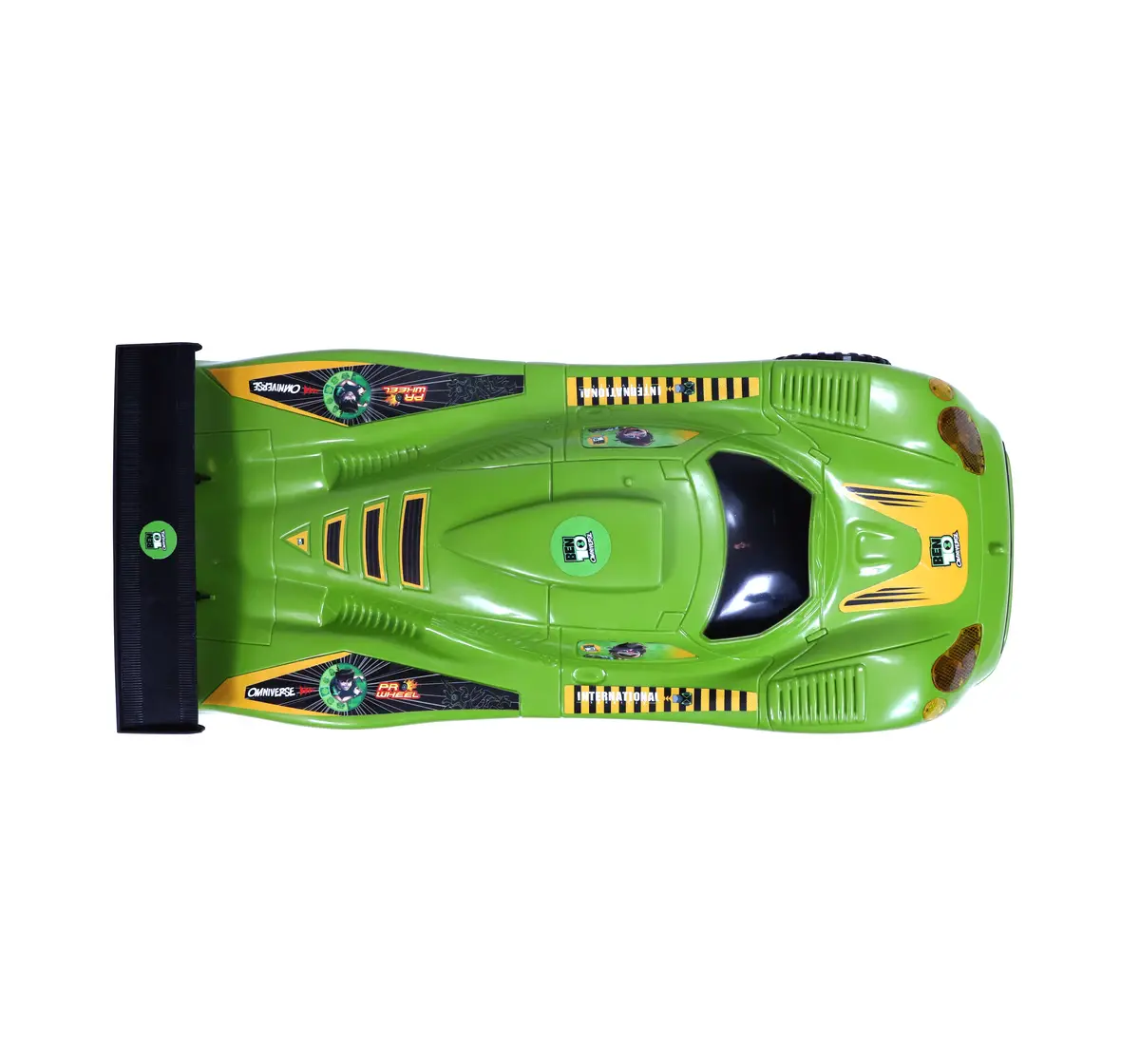 Toyzone Friction Powered Ben10 Racing Car Green, 2Y+