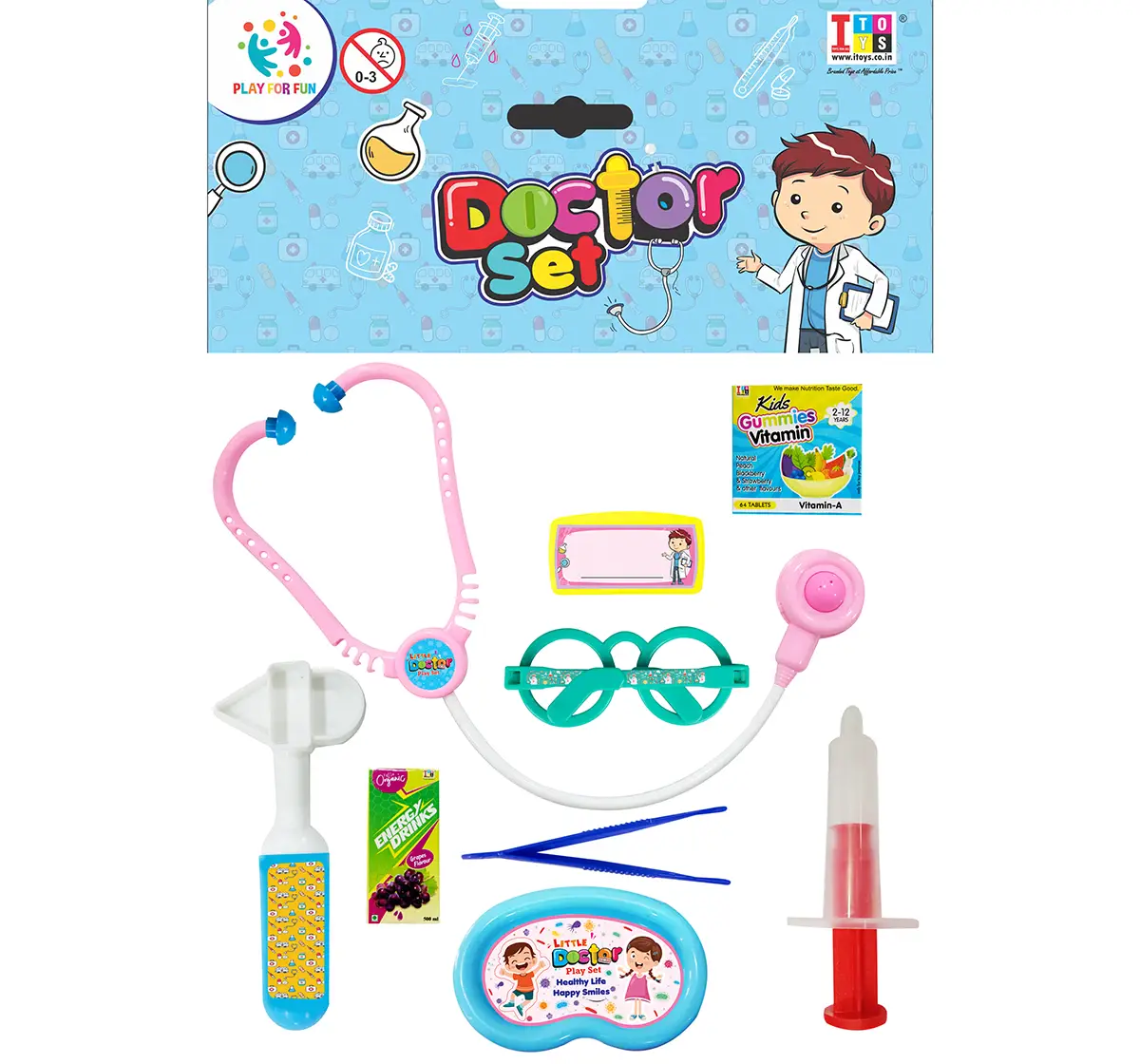 I Toys Doctor Set Role play toys for kids, 3Y+