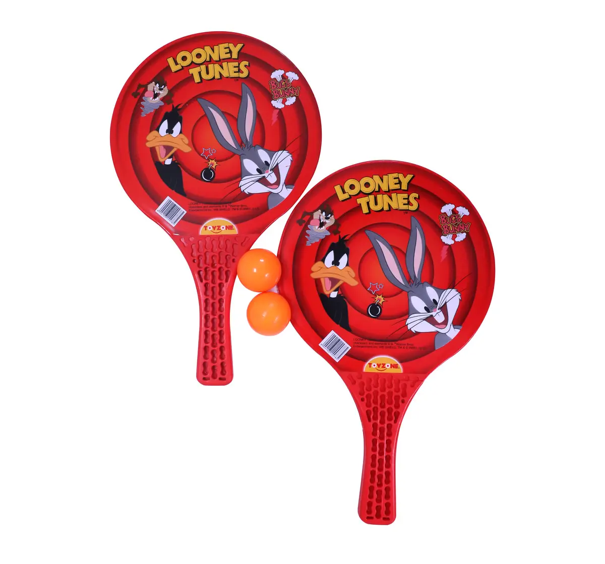 Legami - Beach Rackets, 2 Rackets & 3 Balls, Ergonomic Handle, Case Included, For Adults & Children, 23 X 38 Cm, Sunset Theme