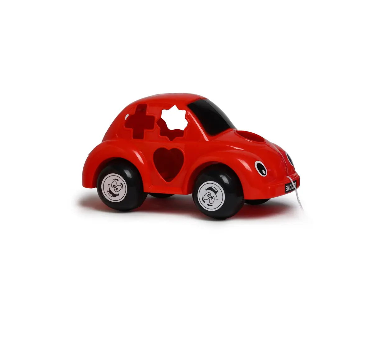 Toyzone Baby Car Pull Along Toy Red, 12M+