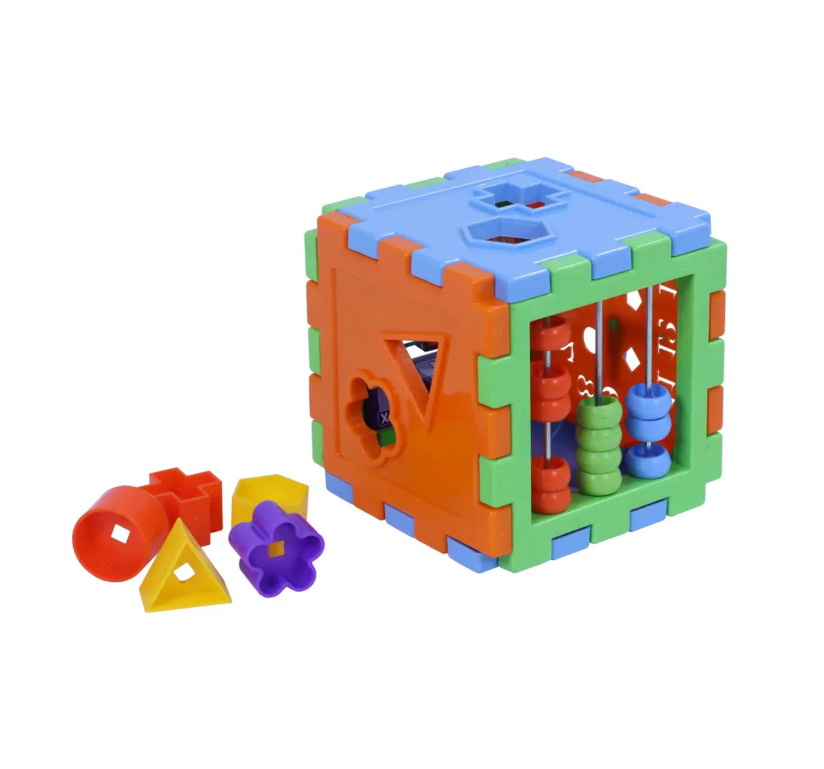 Toyzone Play And Learn Activity Cube Multicolour, 3Y+