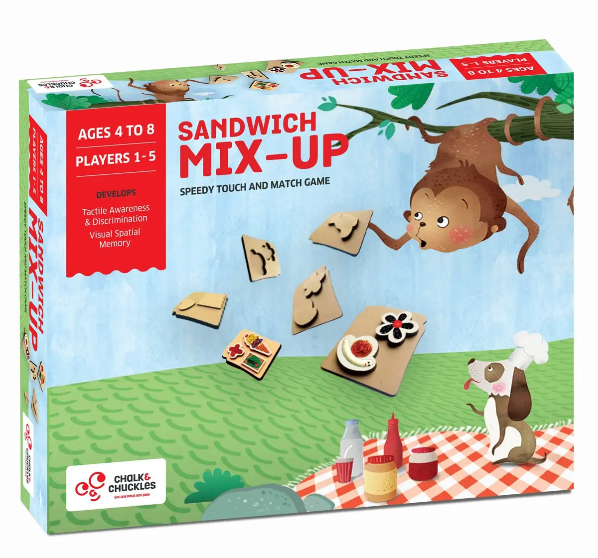 Chalk and Chuckles Sandwich Mix Up,  4Y+