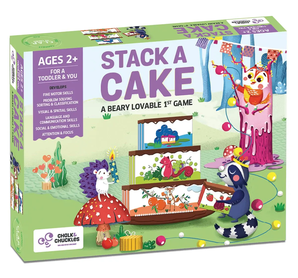 Chalk and Chuckles Stack a Cake,  2Y+