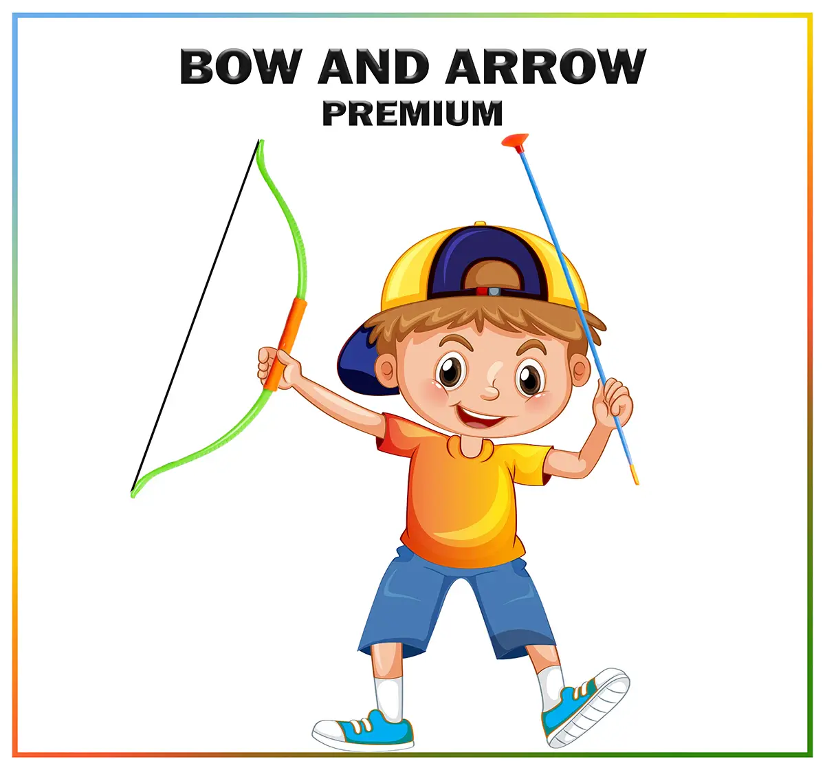 Ratna's Bow & Arrow Premium, Action Toys, Multicolour, 3Y+