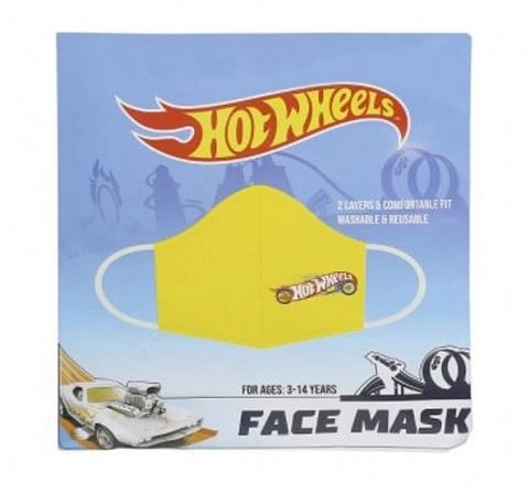 Hot Wheels  Mask Pack Of 1 for Kids, 3Y+ (Multicolor)