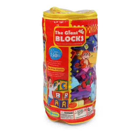 Toyzone The Giant Blocks 150 Pieces Multicolour, 3Y+