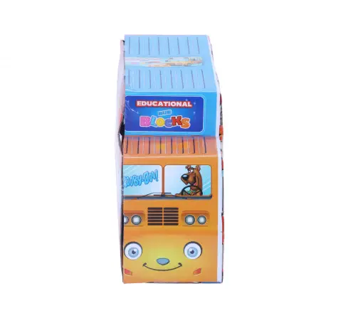 Toyzone Educational Bus Blocks Scooby Doo 111 Pieces Multicolour, 3Y+