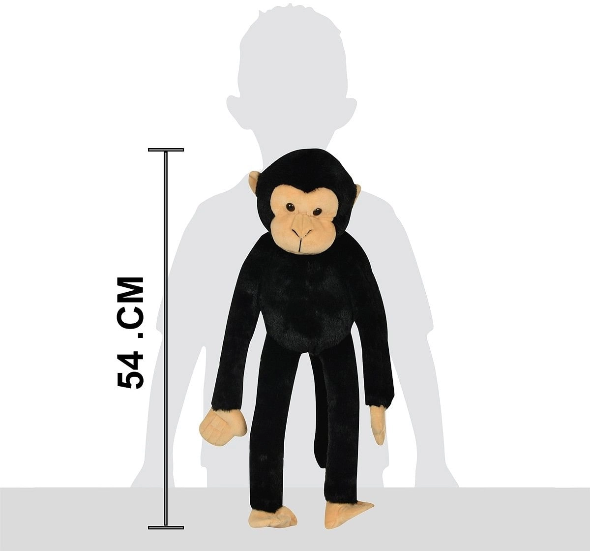 Mirada 52cm hanging monkey soft toy Multicolor 3Y+