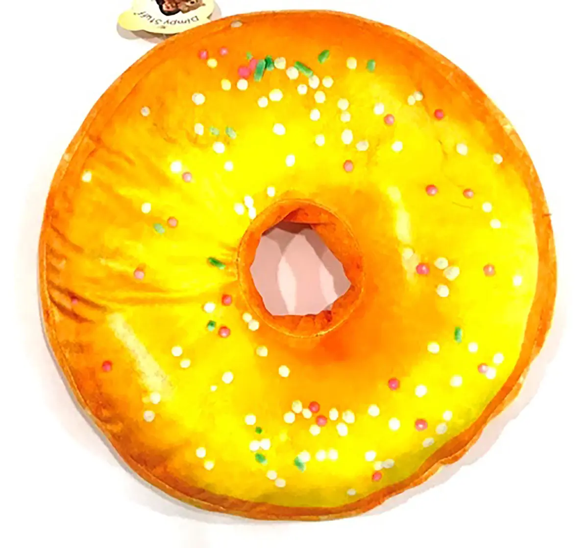 Dimpy Toys Donuts Cushion 15 Inch,  3Y+(Multicolour)