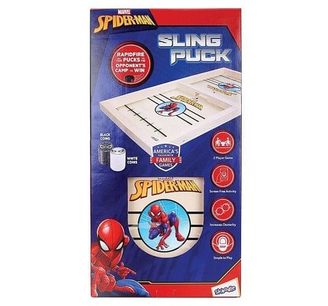 Marvel Spiderman Sling Puck Plastic Multicolour 6Y+