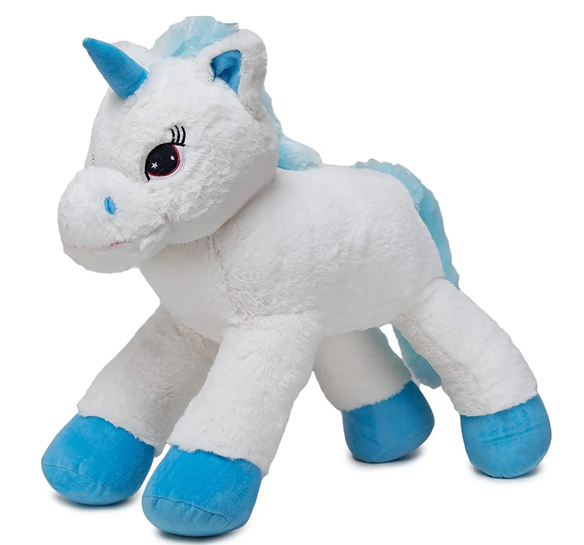 Webby Unicorn 70Cm Soft Toys Blue 18M+