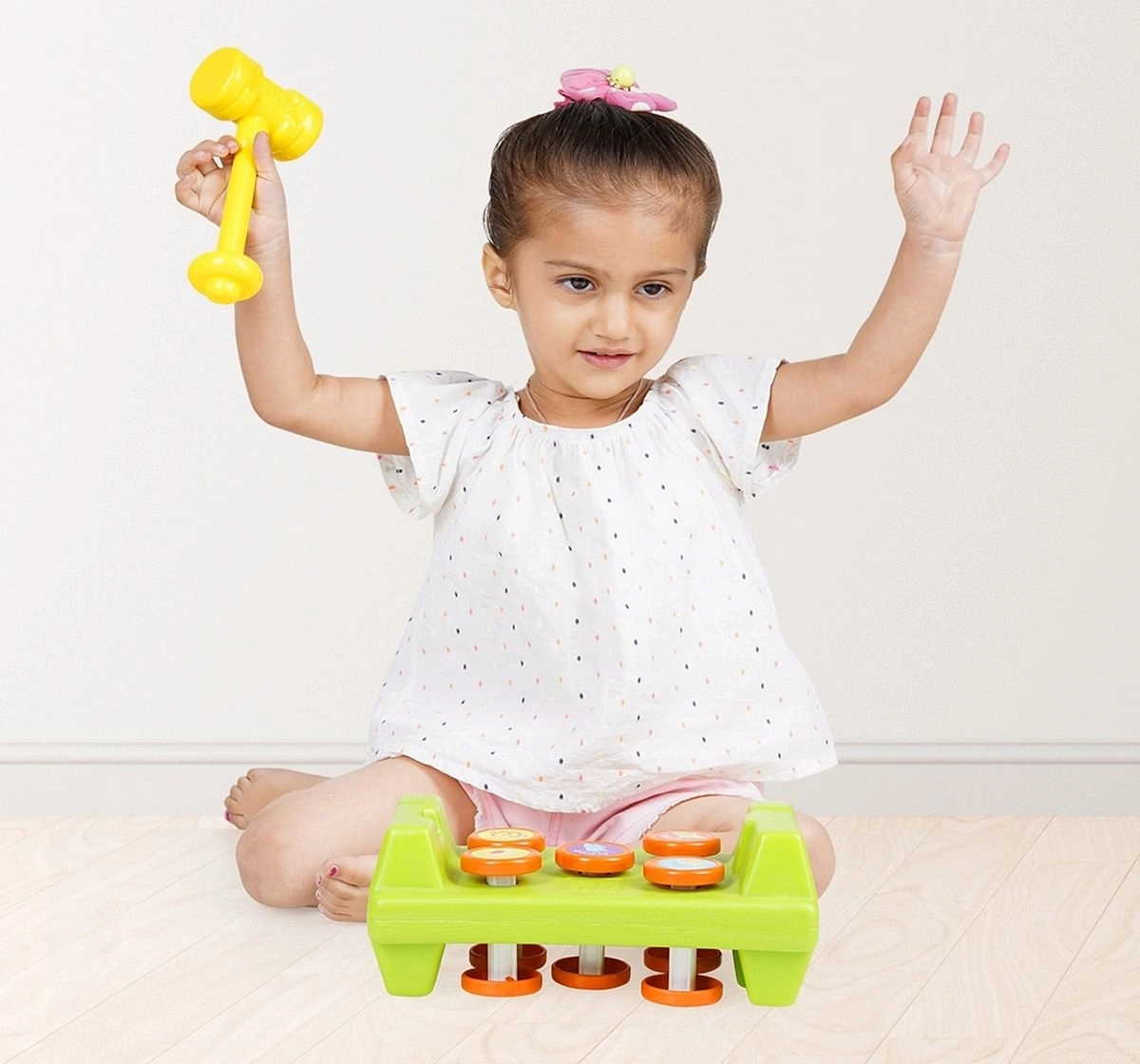 Ok Play Bang Bang Plastic Toy with Hammer Baby hammer rattles Multicolor 0M+