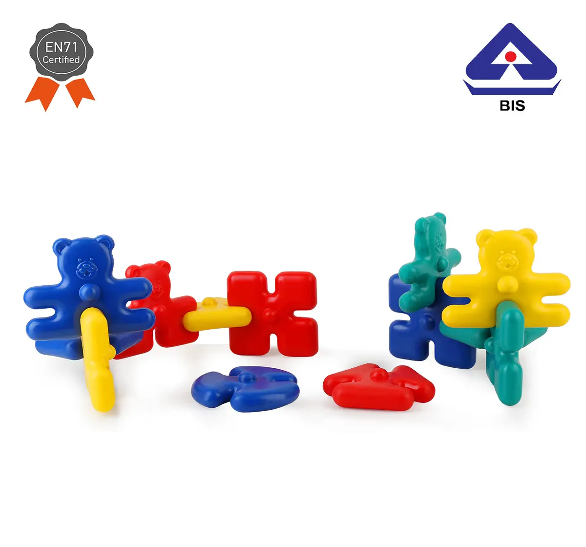 Ok Play Joy Link Set of 16 Assembled Shapes Linking toys Multicolor 18Y+