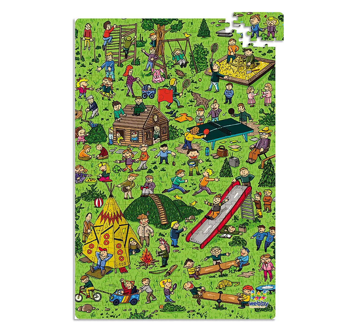 Webby City Park Puzzle 252pcs,  6Y+ (Multicolour)