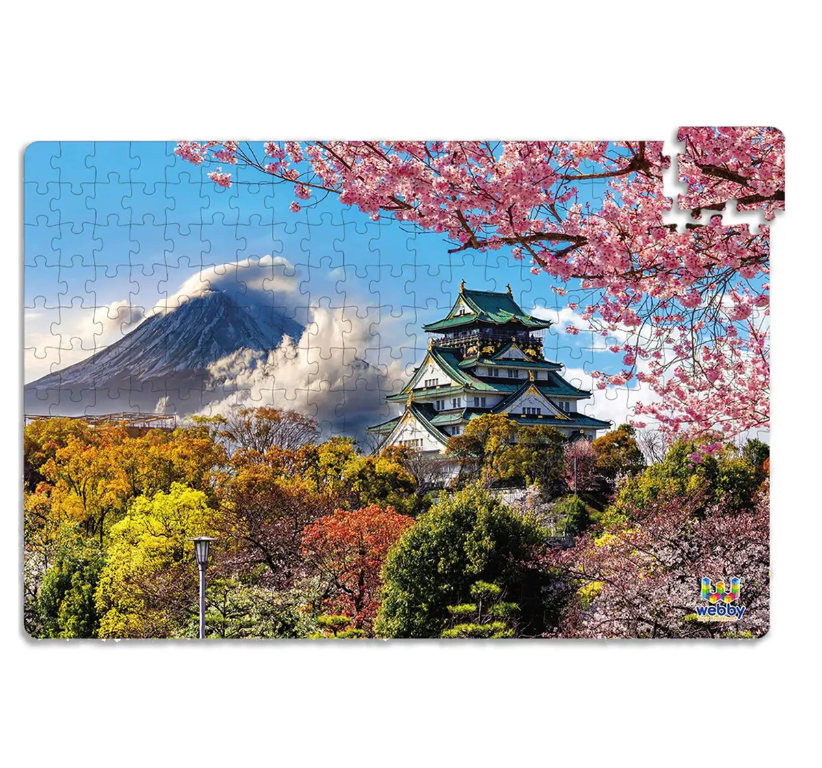 Webby Osaka Castle With Mount Fuji 252pcs,  6Y+ (Multicolour)