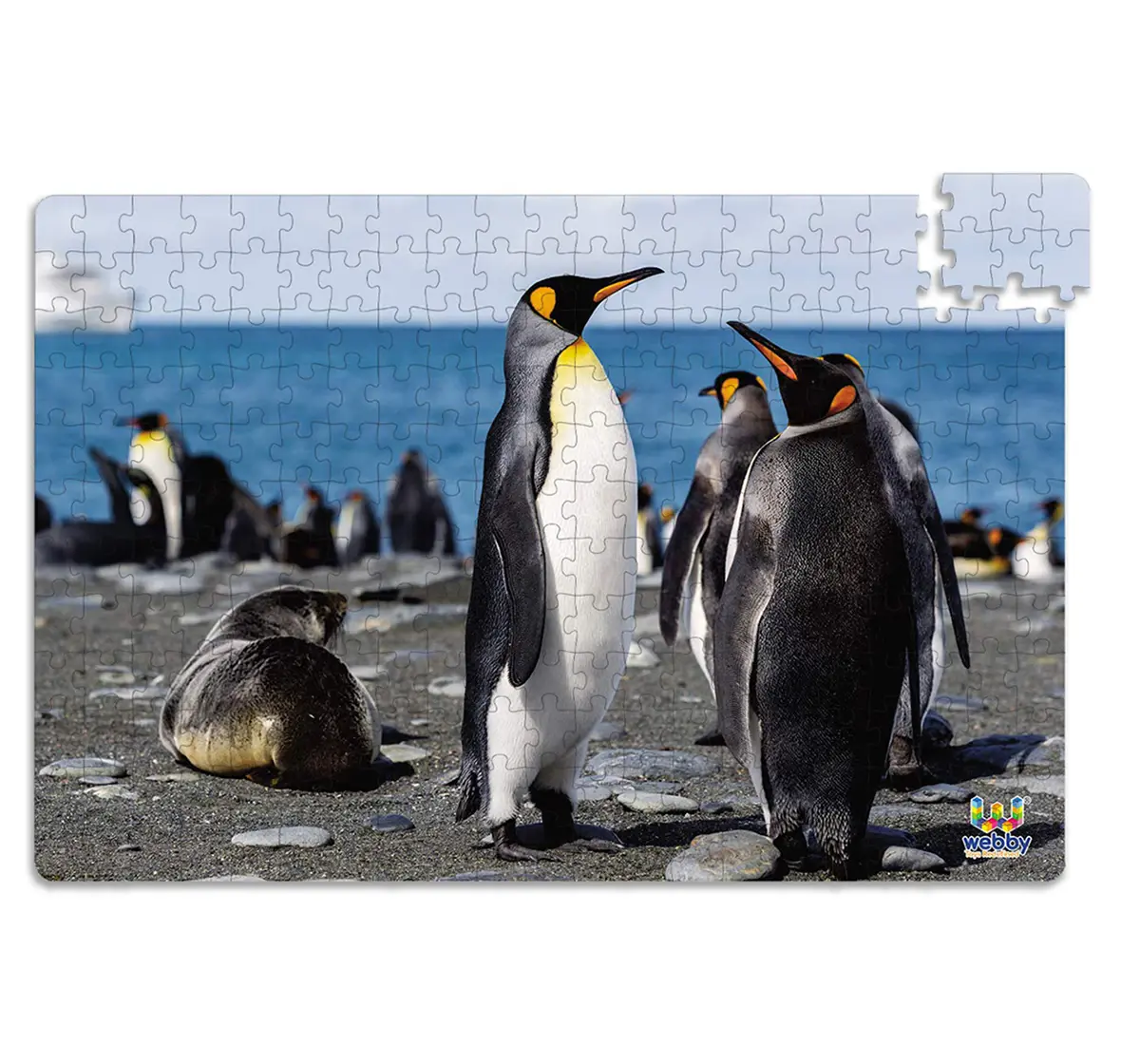 Webby Penguins on Seashore Puzzle 252pcs,  6Y+ (Multicolour)