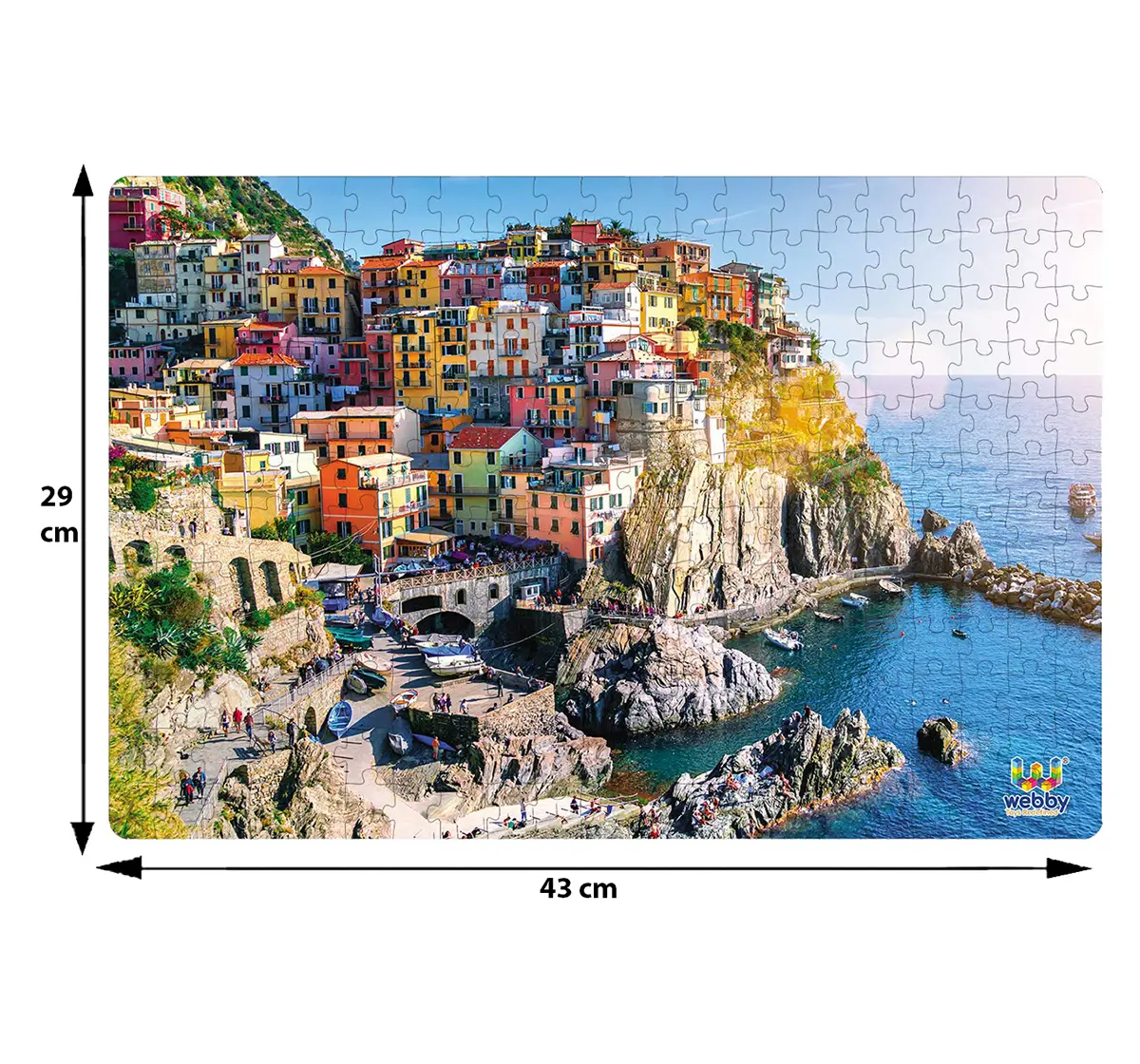Webby Cinque Terre Italy Puzzle 252pcs,  6Y+ (Multicolour)