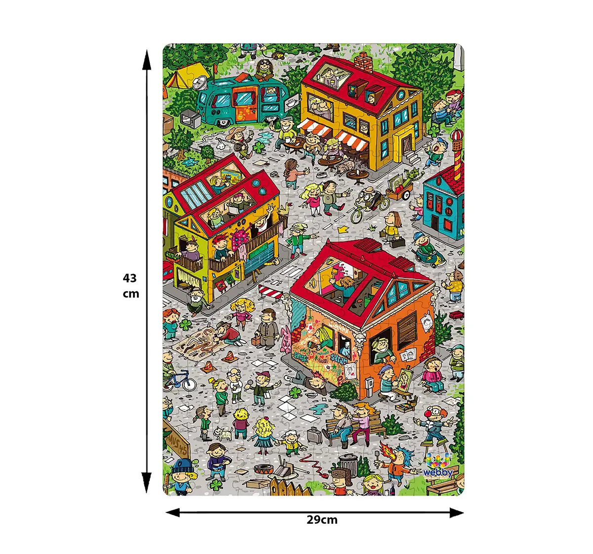 Webby City Life Wooden Puzzle 252pcs,  6Y+ (Multicolour)