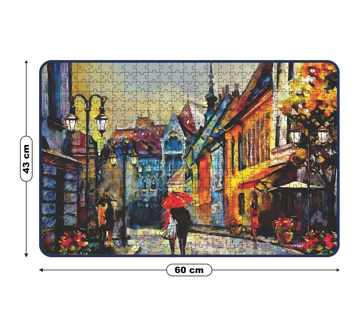 Webby Street in Hungary Puzzle 500pcs,  6Y+ (Multicolour)