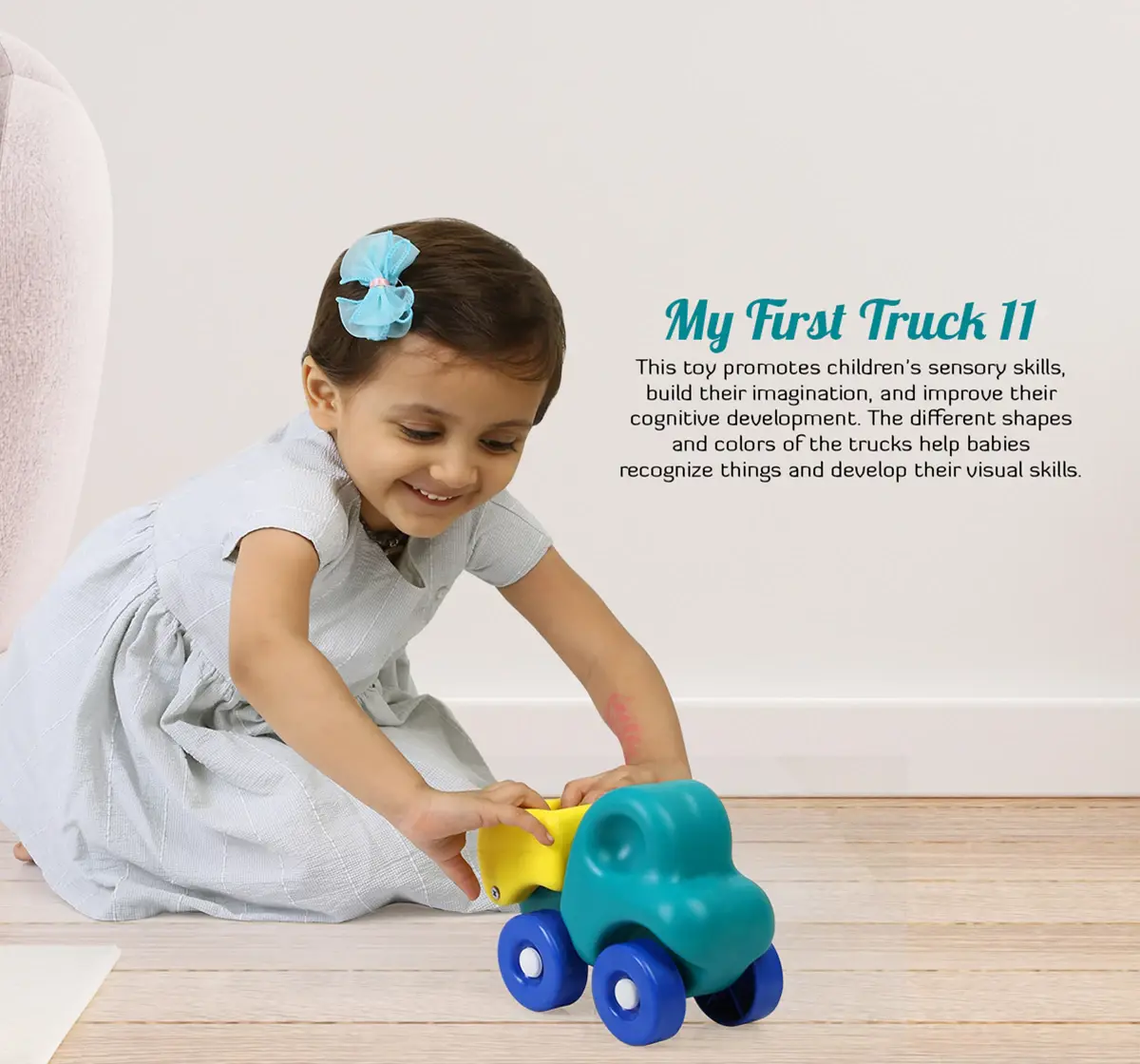 Ok Play My First Truck- II Toy for toddlers Multicolor 18M+