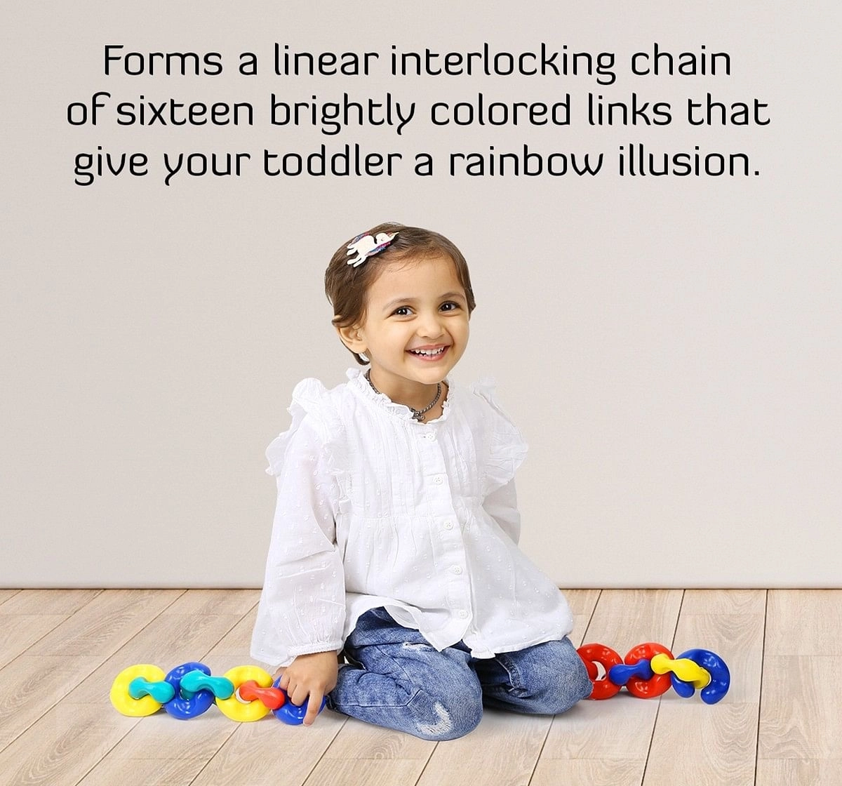 Ok Play Rainbow Links Baby toys Linking toy Multicolor 0M+