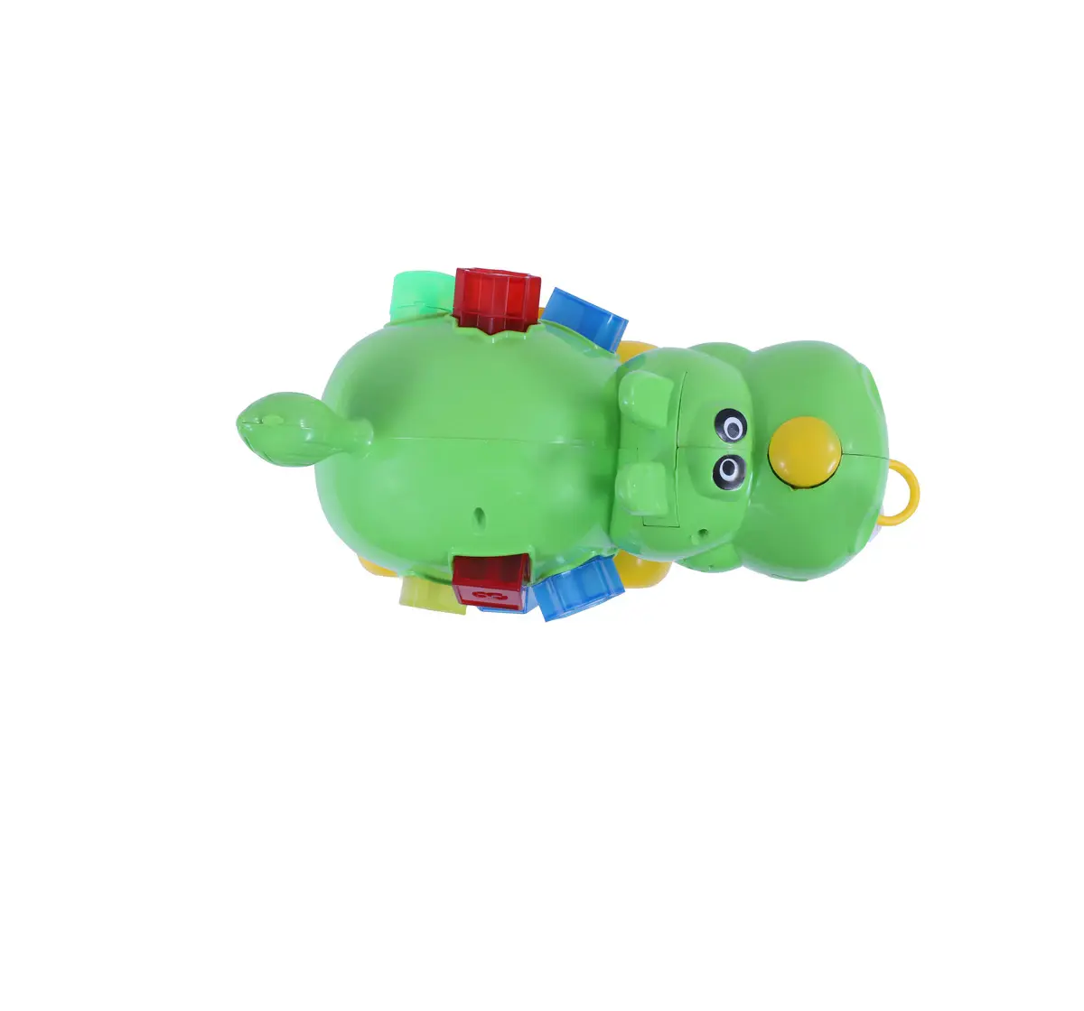 Toyzone Pull Along Baby Hippo 71532 Green, 12M+