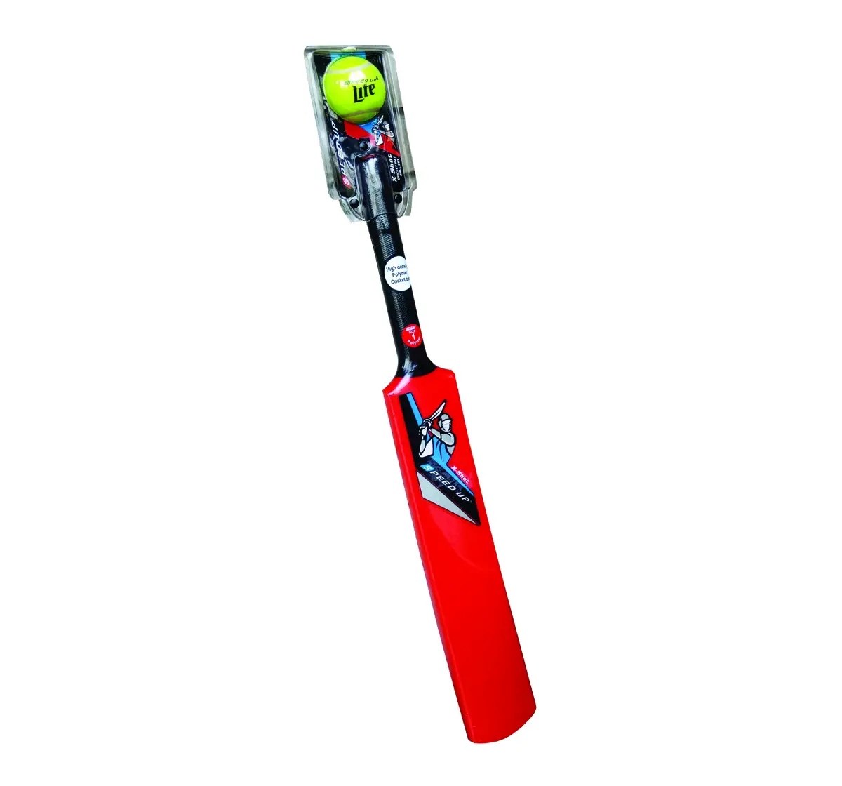 Speed Up Reinforced Polymer Bat And Ball Size 5 Kids Toy Multicolour 8Y+
