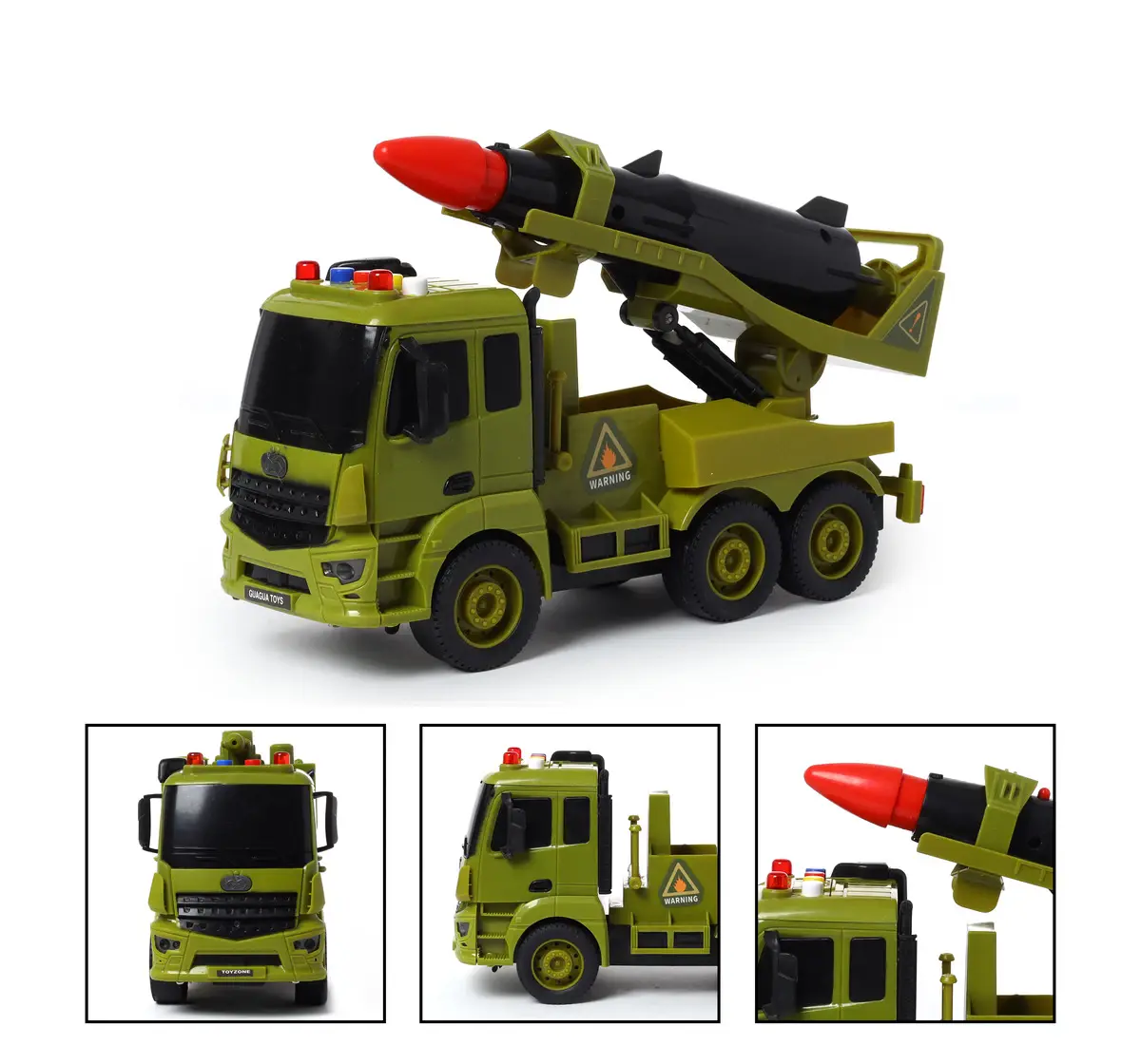 Toyzone Missile Launcher Varuna 71730 Green, 2Y+