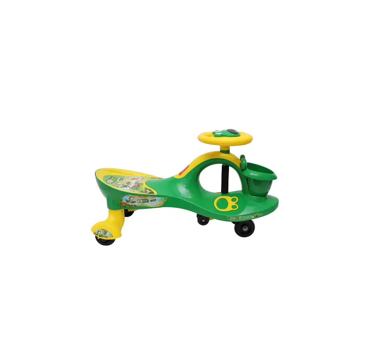 Toyzone Eco Frog Magic Car 53415 Green and Yellow, 2Y+
