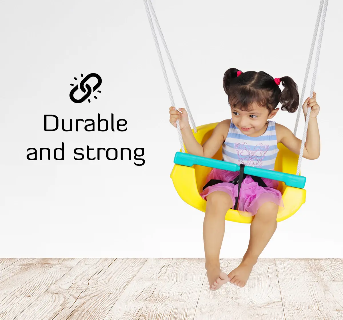 Ok Play Swing for kids Adjustable Swing Red 18M+