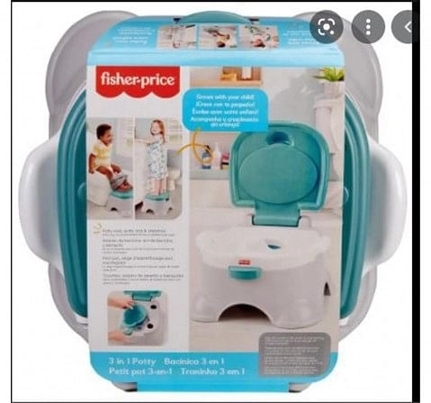 Fisher Price 3 In 1 Potty,  12Y+ (Multicolor)