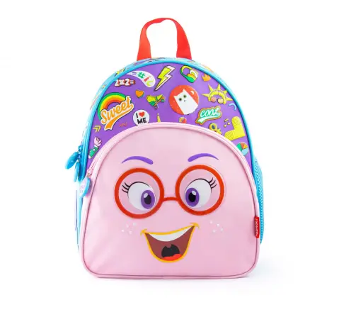 Rabitat Smash School Bag Sizzle 12 Inches For Kids of Age 2Y+, Multicolour