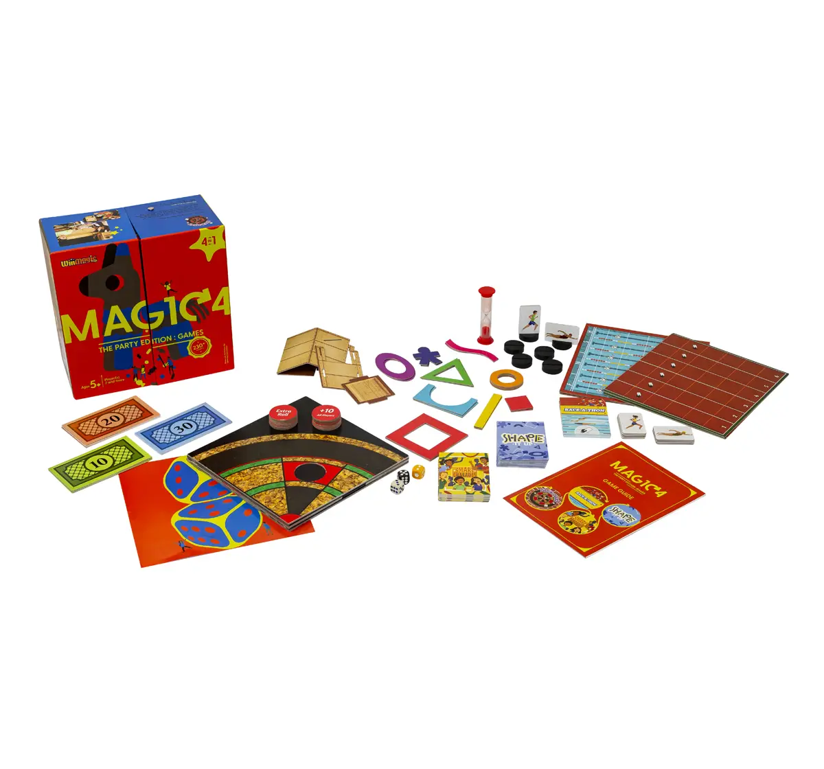 Magic4 The Party Edition Games, Board Game for Boys & Girls 5 Years and Above