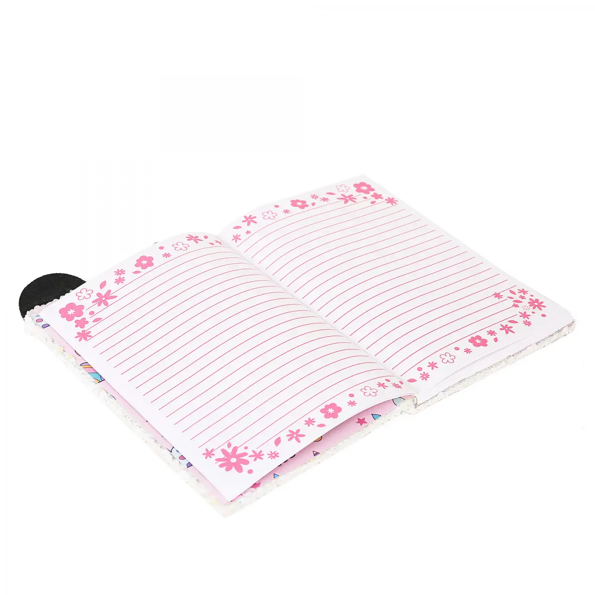 Luvley Panda Flip Sequin Notebook, Pink, 4Y+